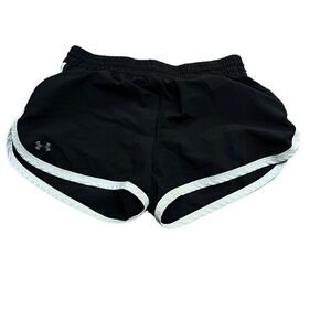 Under Armour Women's Black & White Athletic Running Shorts size XS